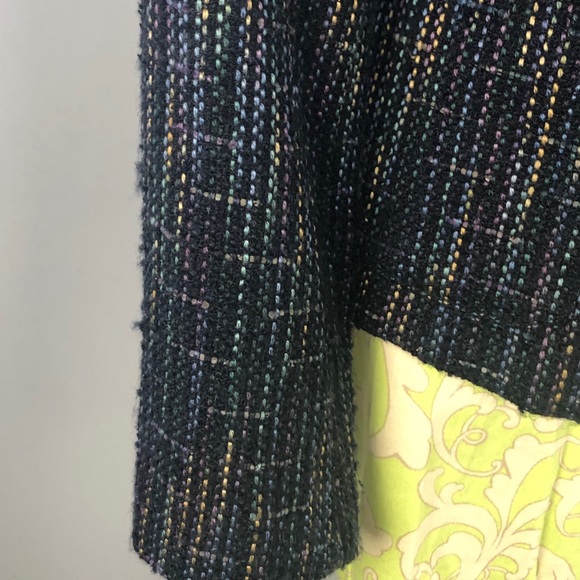 PRICE DROP Tweed Blazer with Tweed Flower Pin - Picture 3 of 12